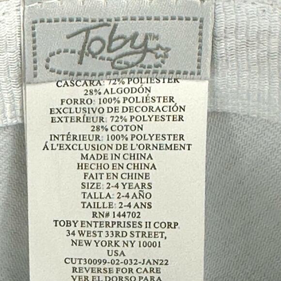 Toby Beige and White Fedora - Toddler 2 years to 4 years - Picture 4 of 6